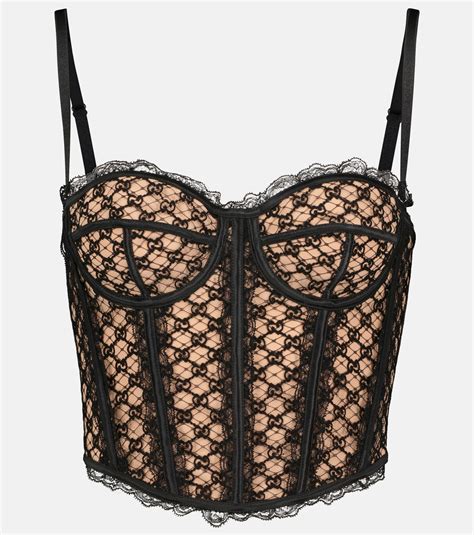 gucci aria gg bustier|Gucci.